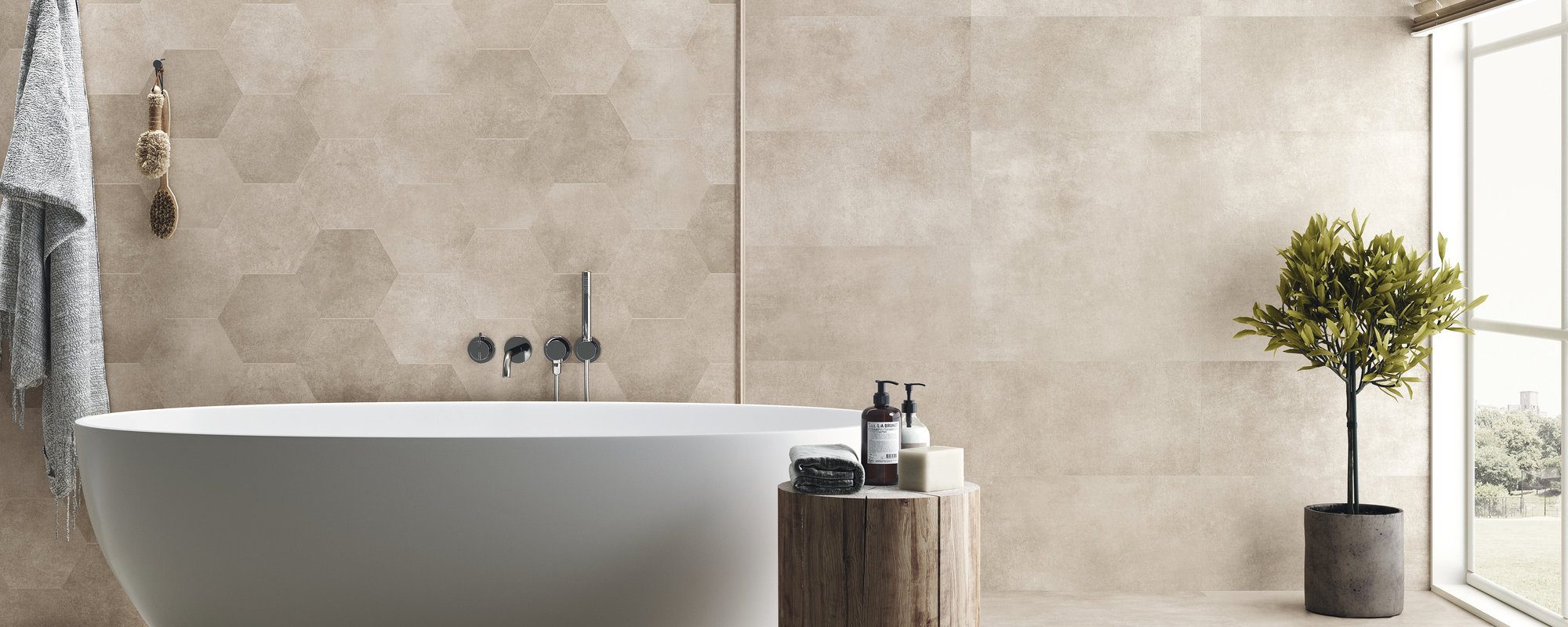 WORK wood effect porcelain bathroom tiles uk slider 3