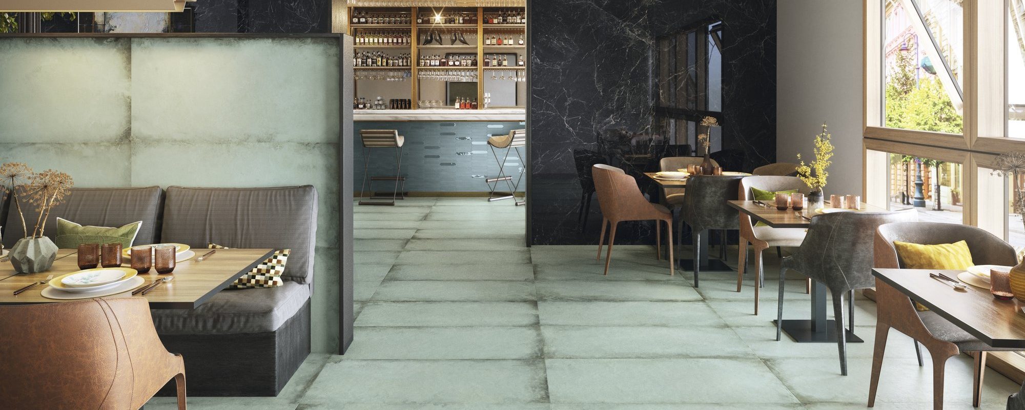 Alpi green color marble effect wall tiles london slider 2