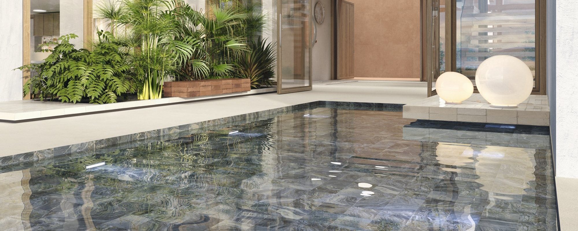 DEEP BLUE stone look porcelain tile for Walls and Floors uk slider