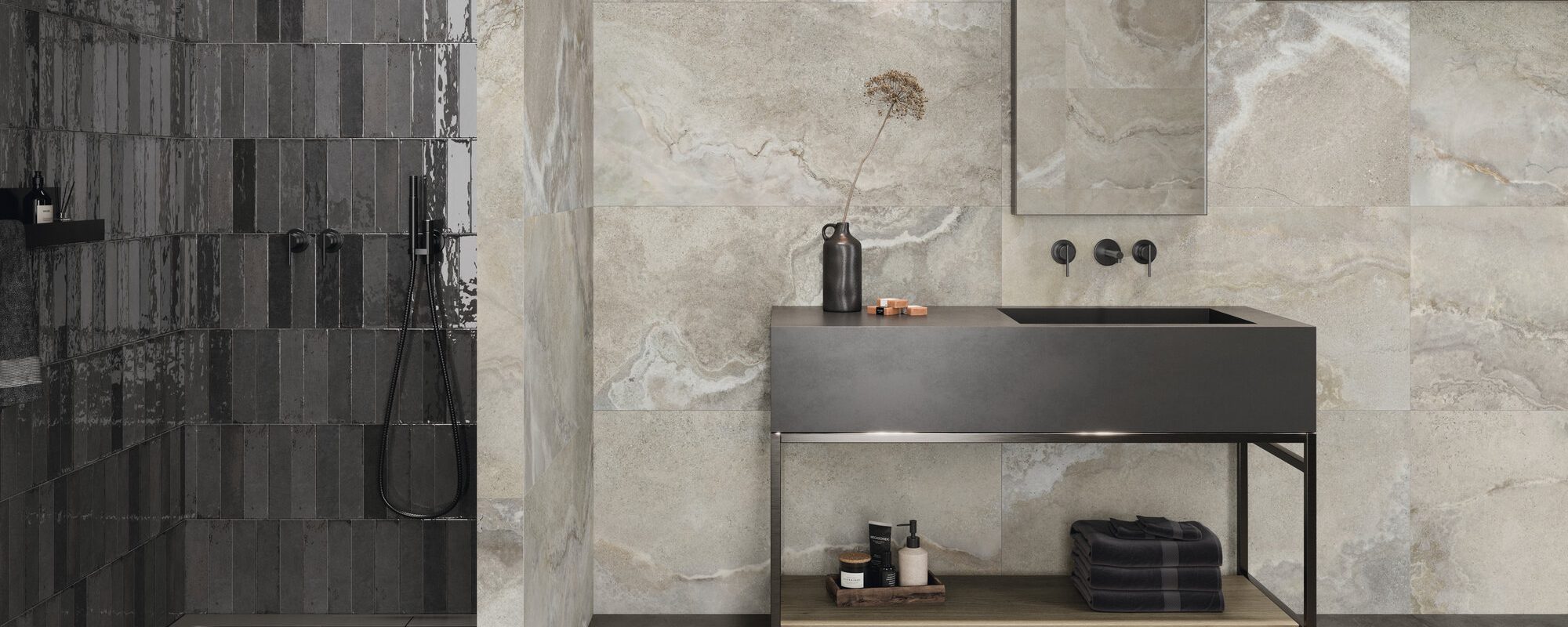 Stone Porcelain Tiles for Walls and Floors bathroom uk slider